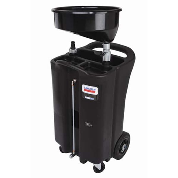 Lincoln Industrial Black Polyethylene Used Fluid Drain, 26Gallon 3626